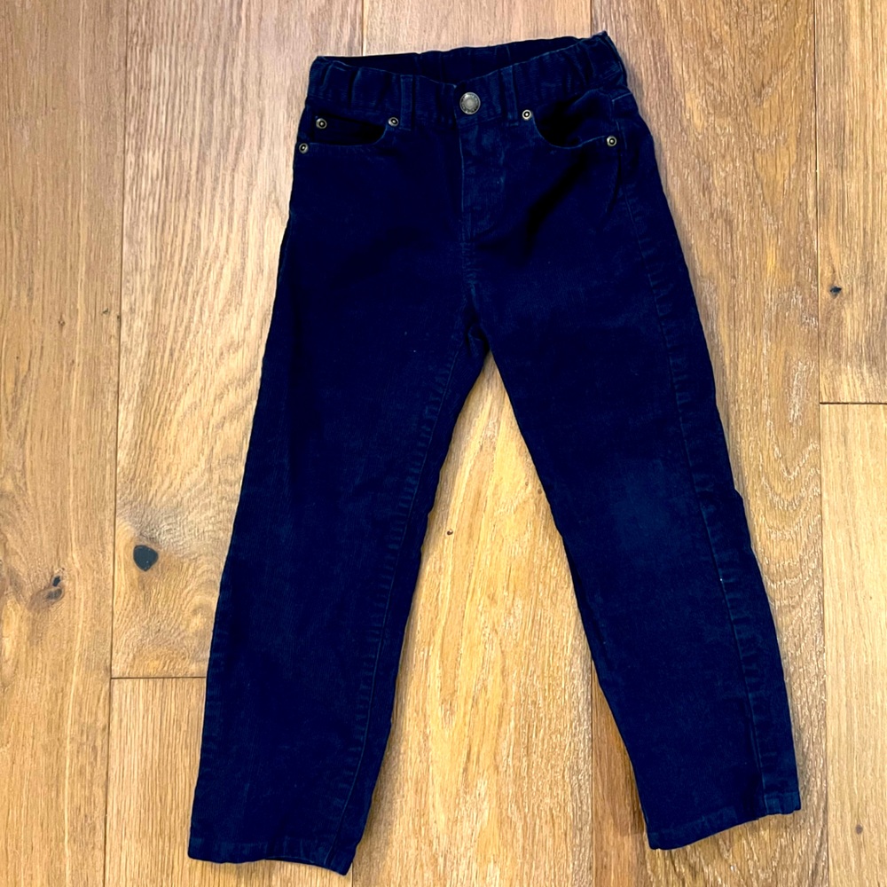 Janie and Jack Navy Blue Corduroy pants Size 5